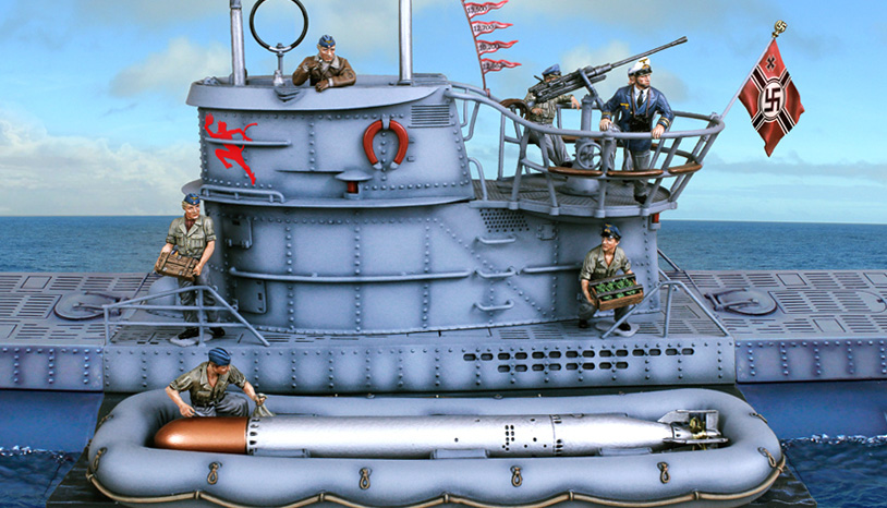 WWII  U-Boat: U96 - The Collectors Showcase Miniature Toy Soldiers