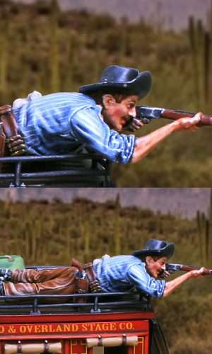 Wells Fargo Stagecoach Firing Prone