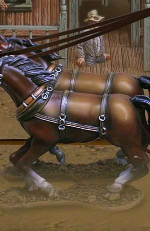 Wells Fargo Stagecoach Horse Set A