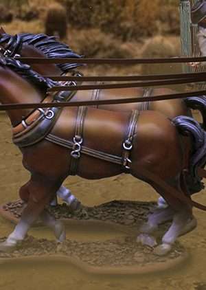 Wells Fargo Stagecoach Horse Set B