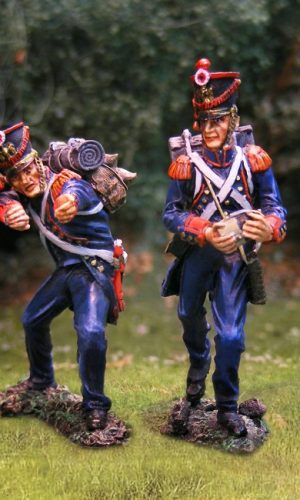 THE COLLECTORS SHOWCASE FRENCH NAPOLEONIC CS00502 CARABINIER WOUNDED MIB 